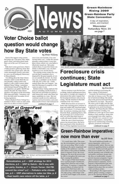 Autumn 2009 GRP Newsletter